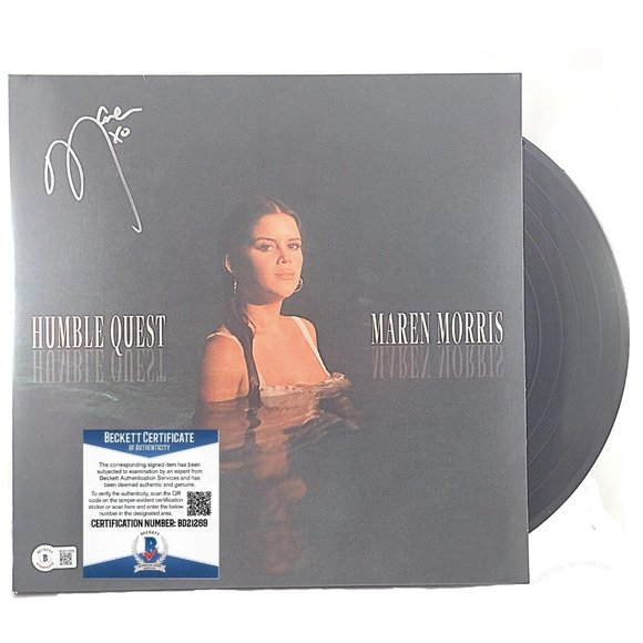 Maren Morris Signed Humble Quest Vinyl Record Album Cover Beckett COA Autograph - Picture 2 of 9